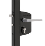 Locinox virspusē montējama vārtu slēdzene ar alumīnija korpusu