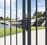 Locinox virspusē montējama vārtu slēdzene ar alumīnija korpusu