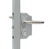 Locinox virspusē montējama mazā dekoratīvā vārtu slēdzene