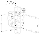 Locinox elektriskā slēdzene ar “Fail Close” funkciju