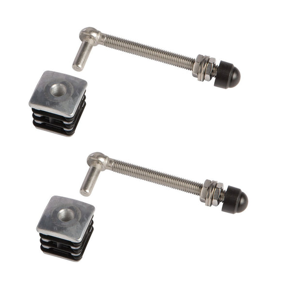 Locinox nerūsējošā tērauda eņģu komplekts ar alumīnija aizbāzni