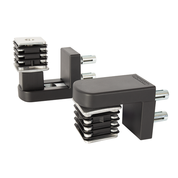 Locinox Kompaktas, 2 virzienos regulējamas eņģes vārtiem līdz 120kg, 2 gab.