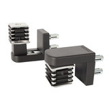 Locinox Kompaktas, 2 virzienos regulējamas eņģes vārtiem līdz 120kg, 2 gab.