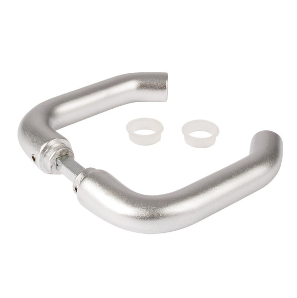 Locinox anodētā alumīnija rokturi iebūvējamām slēdzenēm D tipa