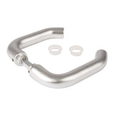 Locinox anodētā alumīnija rokturi iebūvējamām slēdzenēm D tipa